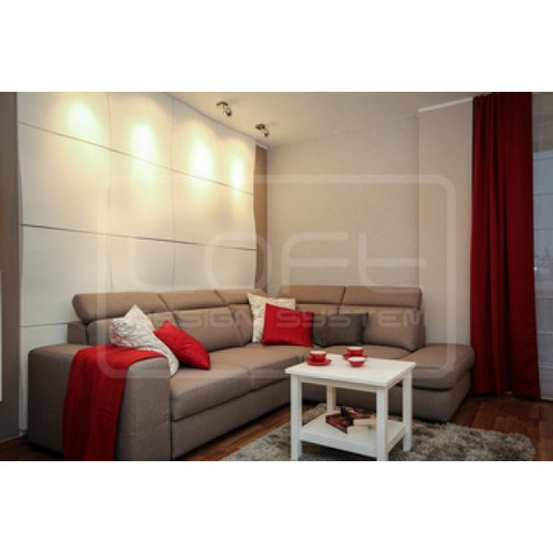 Loft-3D Dekor-18 beltéri festhető gipsz 3d dekor falpanel fehér sima