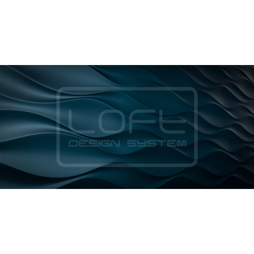 Loft-3D Dekor-24 beltéri festhető gipsz 3d dekor falpanel fehér hullám