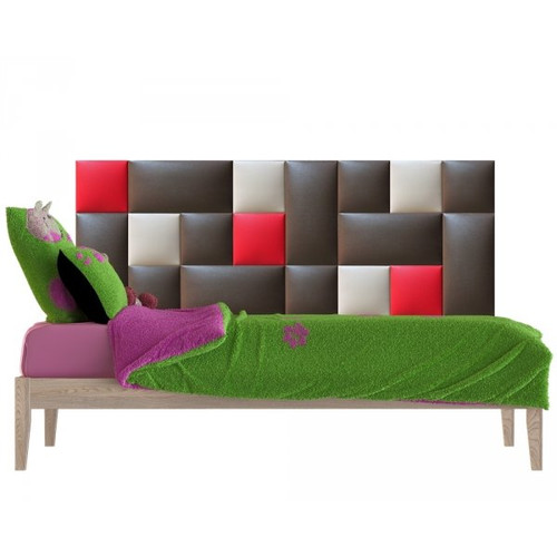 Műbőr falvédő-15 stílusos design faldekoráció (200x75 cm)