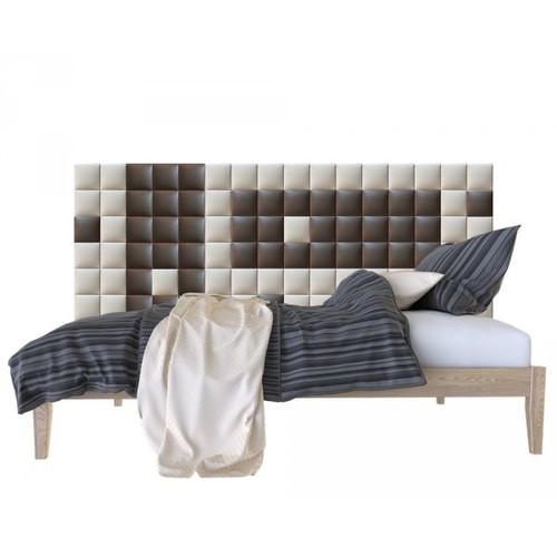 Műbőr falvédő-34 faldekoráció (200x75 cm) design burkolat ágy mellé Műbőr falvédő-34 faldekoráció (200x75 cm) design burkolat ágy mellé