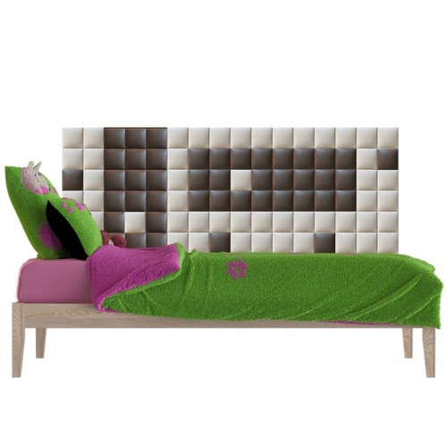 Műbőr falvédő-34 faldekoráció (200x75 cm) design burkolat ágy mellé Műbőr falvédő-34 faldekoráció (200x75 cm) design burkolat ágy mellé
