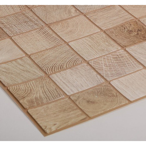 FLEXWALL PVC falburkolat Bleached Bar famintás panel 95,5x48 cm