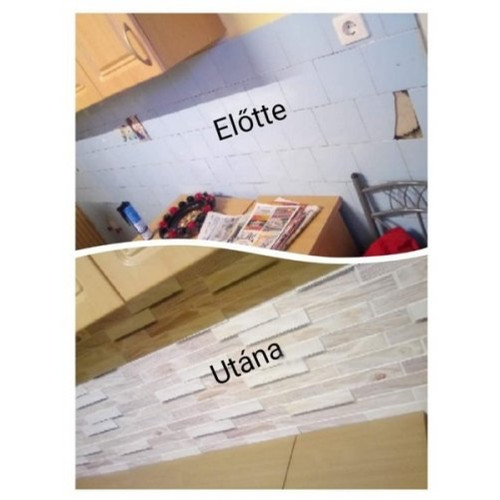 FLEXWALL PVC falpanel Bleached Oak világos tölgy 98x48cm, falburkolat