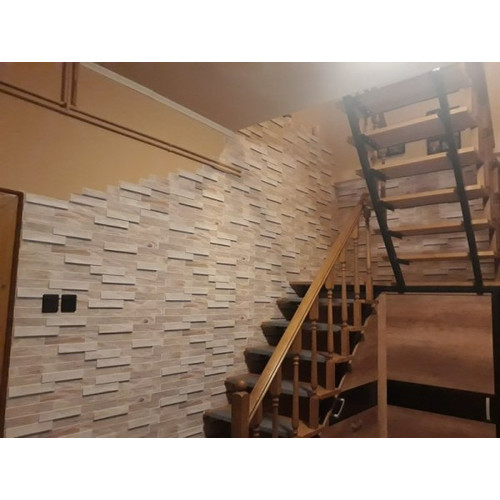 FLEXWALL PVC falpanel Bleached Oak világos tölgy 98x48cm, falburkolat