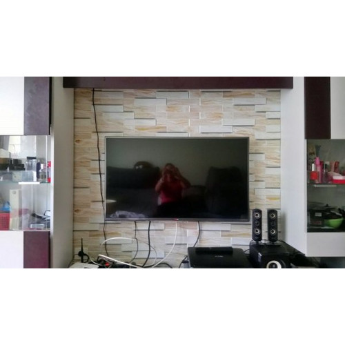 FLEXWALL PVC falpanel Bleached Oak világos tölgy 98x48cm, falburkolat