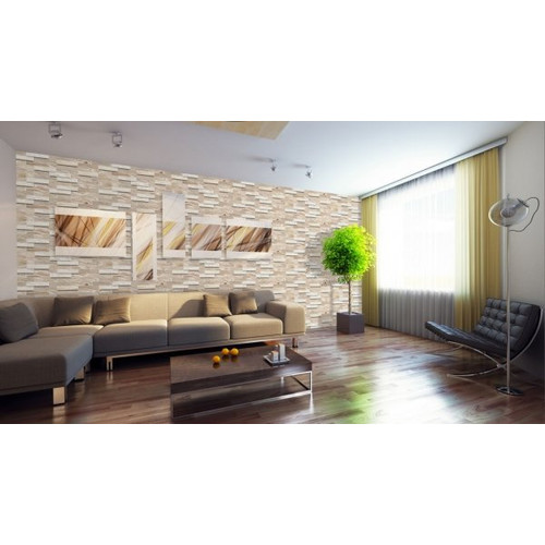 FLEXWALL PVC falpanel Bleached Oak világos tölgy 98x48cm, falburkolat
