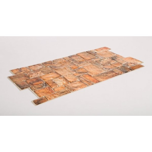 FLEXWALL PVC falpanel Natural Stone kő barna kőmintás 98x49,5 cm falburkolat FLEXWALL PVC falpanel Natural Stone kő barna kőmintás 98x49,5 cm falburkolat