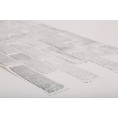 FLEXWALL PVC falpanel Old Brick Grey szürke tégla 102,5x49 cm, modern burkolat FLEXWALL PVC falpanel Old Brick Grey szürke tégla 102,5x49 cm, modern burkolat