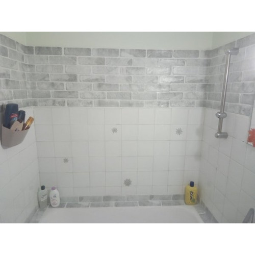 FLEXWALL PVC falpanel Old Brick Grey szürke tégla 102,5x49 cm, modern burkolat FLEXWALL PVC falpanel Old Brick Grey szürke tégla 102,5x49 cm, modern burkolat