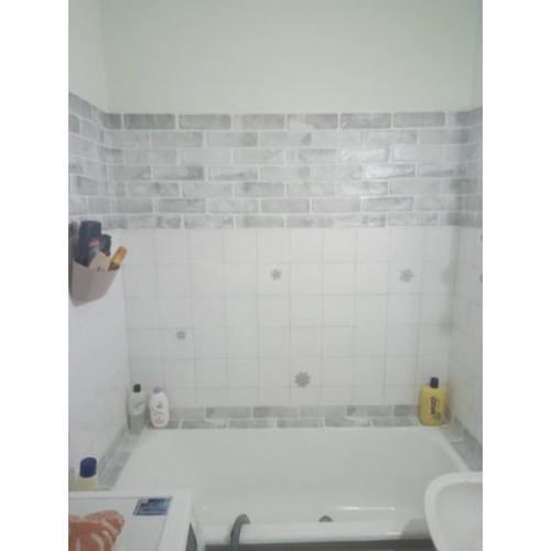 FLEXWALL PVC falpanel Old Brick Grey szürke tégla 102,5x49 cm, modern burkolat FLEXWALL PVC falpanel Old Brick Grey szürke tégla 102,5x49 cm, modern burkolat