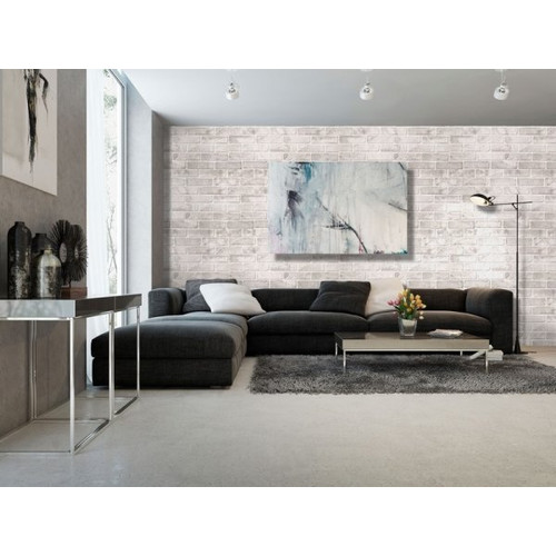 FLEXWALL PVC falpanel Old Brick Grey szürke tégla 102,5x49 cm, modern burkolat FLEXWALL PVC falpanel Old Brick Grey szürke tégla 102,5x49 cm, modern burkolat