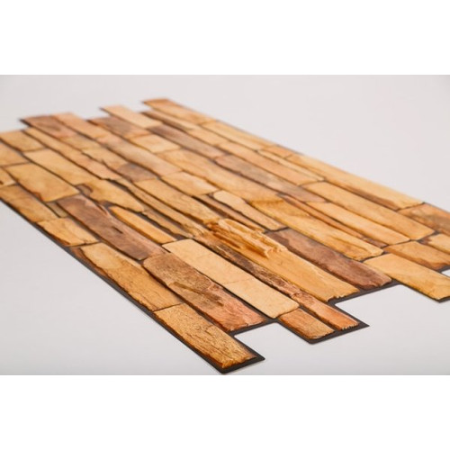 FLEXWALL PVC falburkolat Sandstone Slate palakő 98x49,5 cm, beltéri falipanel
