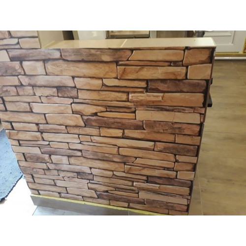 FLEXWALL PVC falburkolat Sandstone Slate palakő 98x49,5 cm, beltéri falipanel