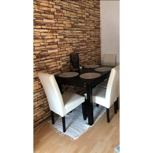 FLEXWALL PVC falburkolat Sandstone Slate palakő 98x49,5 cm, beltéri falipanel