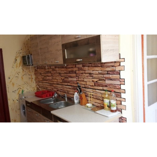 FLEXWALL PVC falburkolat Sandstone Slate palakő 98x49,5 cm, beltéri falipanel