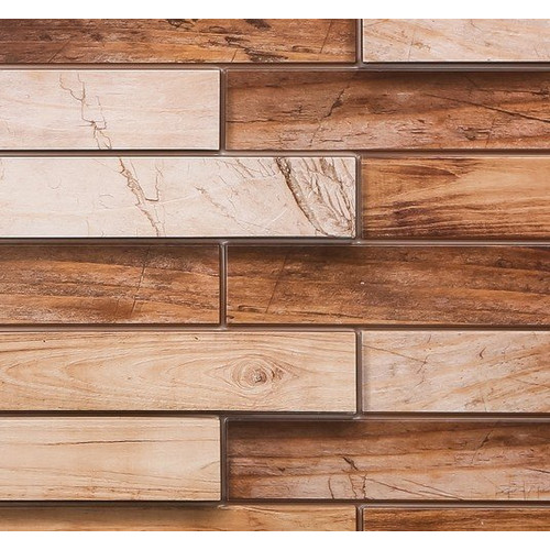FLEXWALL PVC falpanel Walnut dió fa barna famintás 98x48 cm FLEXWALL PVC falpanel Walnut dió fa barna famintás 98x48 cm