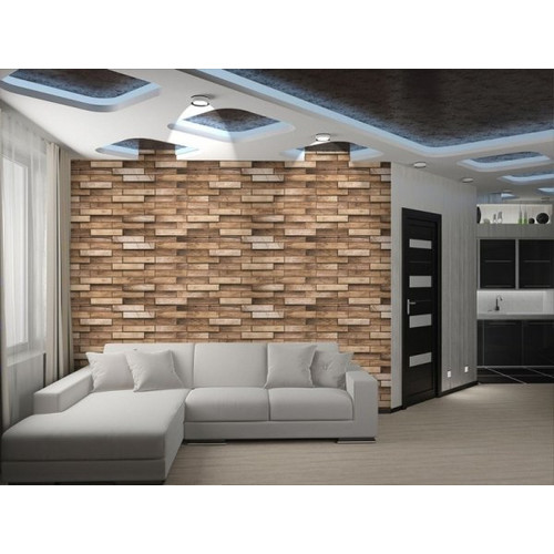 FLEXWALL PVC falpanel Walnut dió fa barna famintás 98x48 cm FLEXWALL PVC falpanel Walnut dió fa barna famintás 98x48 cm