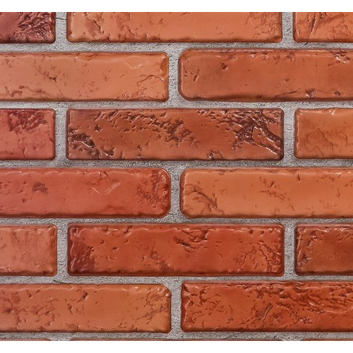 FLEXWALL PVC falpanel Brick Natural tégla vörös tégla színben 97x49 cm, téglamintás FLEXWALL PVC falpanel Brick Natural tégla vörös tégla színben 97x49 cm, téglamintás