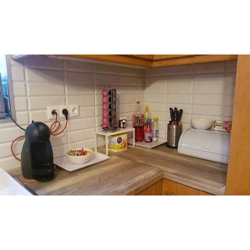 FLEXWALL PVC falburkolat Espresso konyhai kávés PVC falpanel, barna csempe 96,5x48,5 cm FLEXWALL PVC falburkolat Espresso konyhai kávés PVC falpanel, barna csempe 96,5x48,5 cm