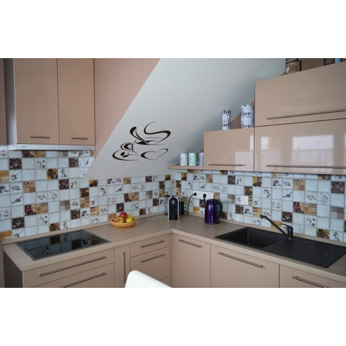 FLEXWALL PVC falburkolat Espresso konyhai kávés PVC falpanel, barna csempe 96,5x48,5 cm FLEXWALL PVC falburkolat Espresso konyhai kávés PVC falpanel, barna csempe 96,5x48,5 cm