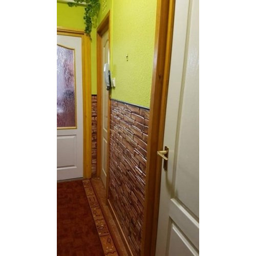 FLEXWALL PVC falpanel Karelian kőmintás barna 98×49,5 cm, beltéri falburkolat
