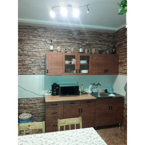 FLEXWALL PVC falpanel Karelian kőmintás barna 98×49,5 cm, beltéri falburkolat