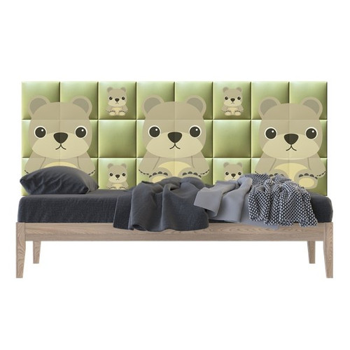 Maci vidám állatok gyerekszoba nyomtatott műbőr falvédő (200x75 cm) Maci vidám állatok gyerekszoba nyomtatott műbőr falvédő (200x75 cm)