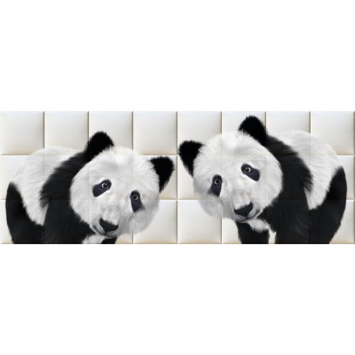 Panda állatos design gyerekszoba nyomtatott műbőr falvédő (200x75 cm) Panda állatos design gyerekszoba nyomtatott műbőr falvédő (200x75 cm)