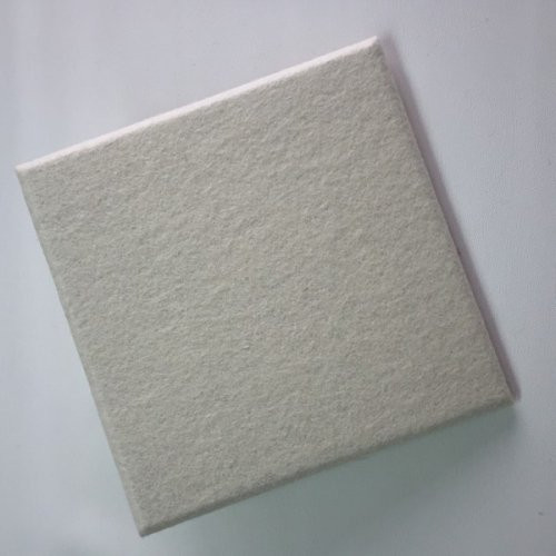 KERMA filc panel fehér-200 25x25cm, gyapjúfilc, nemez falburkolat