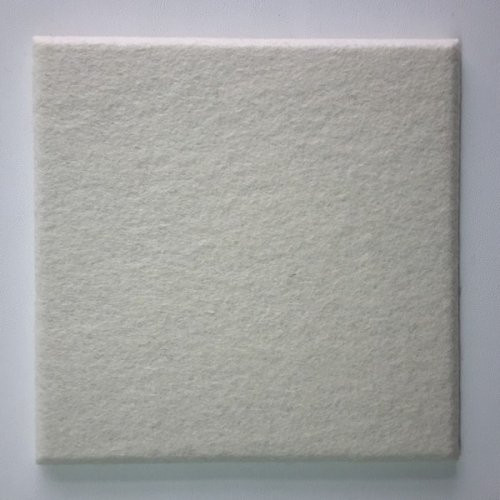 KERMA filc panel fehér-200 25x25cm, gyapjúfilc, nemez falburkolat