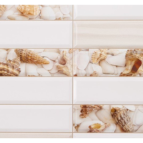20 db FLEXWALL PVC falburkolat Tile Sandy coast kagylós 96x48 cm falpanel csomagajánlat