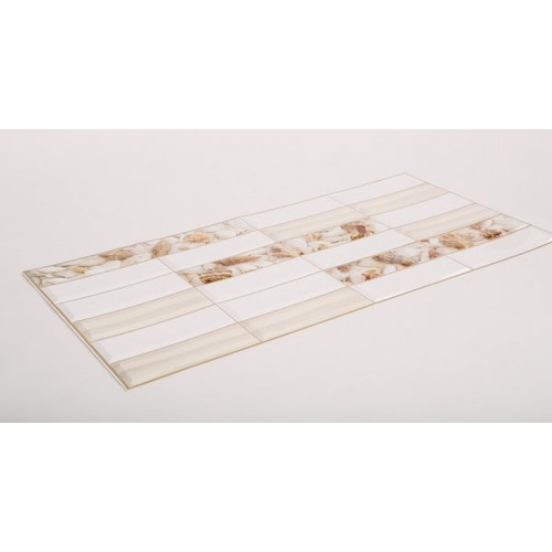 20 db FLEXWALL PVC falburkolat Tile Sandy coast kagylós 96x48 cm falpanel csomagajánlat