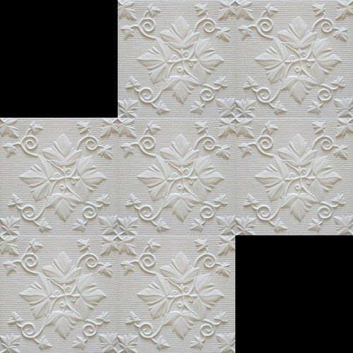 Álmennyzet - Marbet GRONO levelek növény EPS polisztirol fehér festhető mennyezeti burkolólap (50x50cm) nútos Álmennyzet - Marbet GRONO levelek növény EPS polisztirol fehér festhető mennyezeti burkolólap (50x50cm) nútos