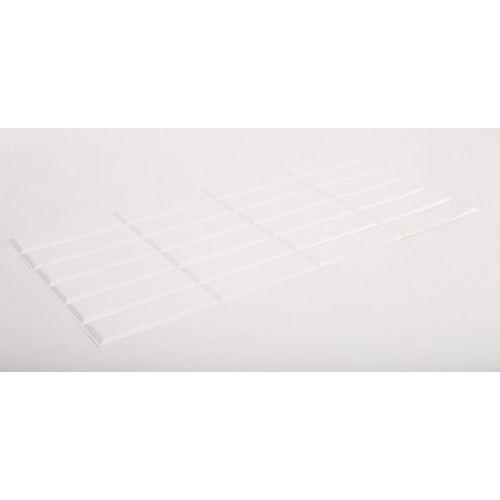 FLEXWALL PVC falburkolat White Seam fehér csempe, fehér fuga 96x48 cm, konyha, fürdőszobai FLEXWALL PVC falburkolat White Seam fehér csempe, fehér fuga 96x48 cm, konyha, fürdőszobai