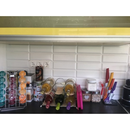 FLEXWALL PVC falburkolat White Seam fehér csempe, fehér fuga 96x48 cm, konyha, fürdőszobai FLEXWALL PVC falburkolat White Seam fehér csempe, fehér fuga 96x48 cm, konyha, fürdőszobai