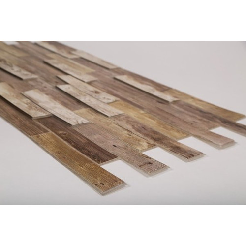 FLEXWALL PVC falpanel Dutch Oak holland tölgy barna 98x48 cm, falburkolat