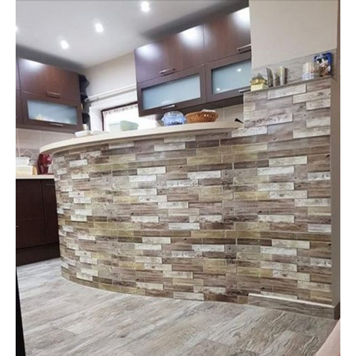 FLEXWALL PVC falpanel Dutch Oak holland tölgy barna 98x48 cm, falburkolat