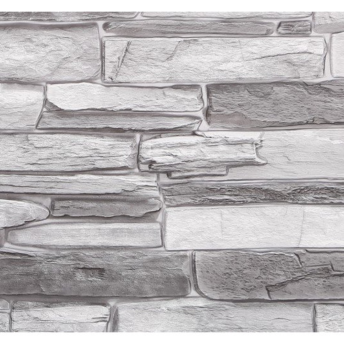 FLEXWALL PVC falpanel Grey Stone szürke kő PVC falpanel 98x49,5 cm, beltéri falburkolat FLEXWALL PVC falpanel Grey Stone szürke kő PVC falpanel 98x49,5 cm, beltéri falburkolat