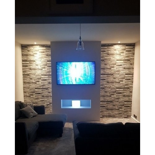 FLEXWALL PVC falpanel Grey Stone szürke kő PVC falpanel 98x49,5 cm, beltéri falburkolat FLEXWALL PVC falpanel Grey Stone szürke kő PVC falpanel 98x49,5 cm, beltéri falburkolat