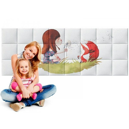 Gabillustrator-4 kislány mese nyomtatott műbőr falvédő (200x75 cm)