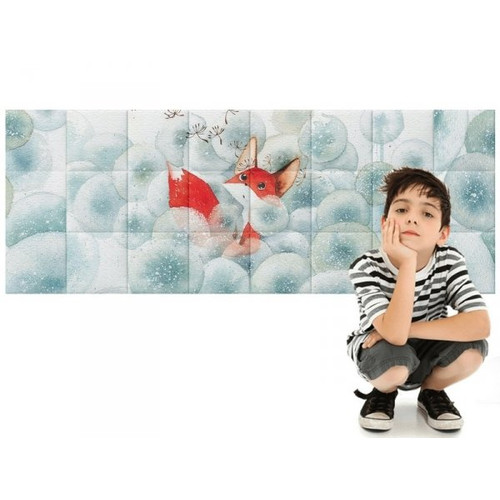 Gabillustrator-5 mese illusztráció nyomtatott műbőr falvédő (200x75 cm)