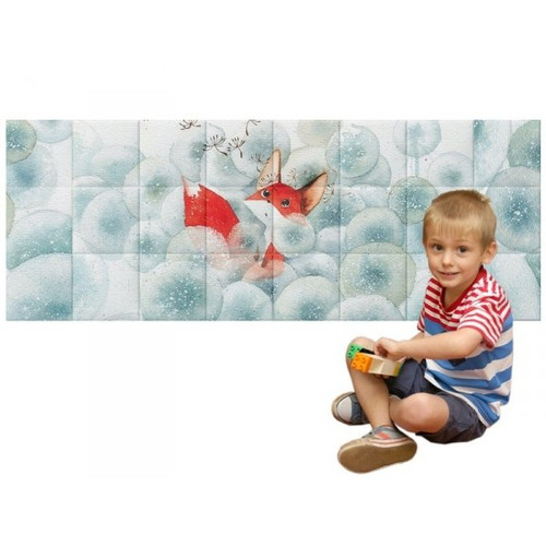 Gabillustrator-5 mese illusztráció nyomtatott műbőr falvédő (200x75 cm)