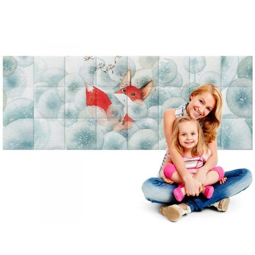 Gabillustrator-5 mese illusztráció nyomtatott műbőr falvédő (200x75 cm)