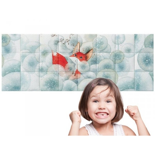Gabillustrator-5 mese illusztráció nyomtatott műbőr falvédő (200x75 cm)
