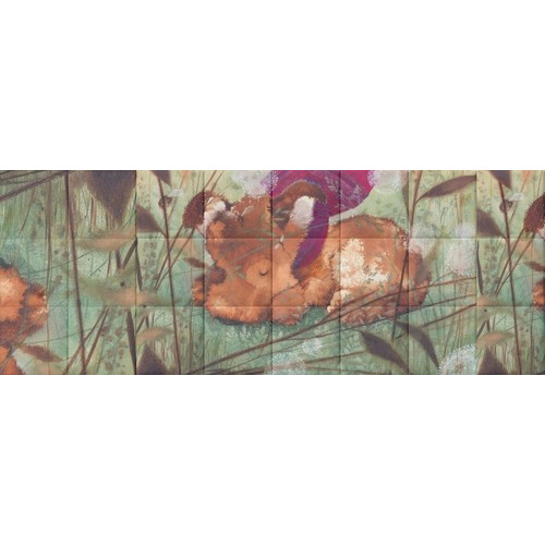 Gabillustrator-9 színes mese nyomtatott műbőr falvédő (200x75 cm)