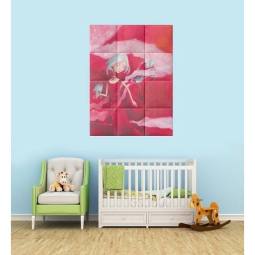 Gabillustrator-12 nyomtatott design wall szintetikus műbőr falikép