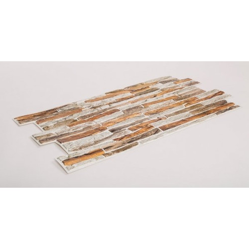 FLEXWALL PVC falpanel Gibraltar szeletelt kő 98x50 cm, beltéri burkolat FLEXWALL PVC falpanel Gibraltar szeletelt kő 98x50 cm, beltéri burkolat