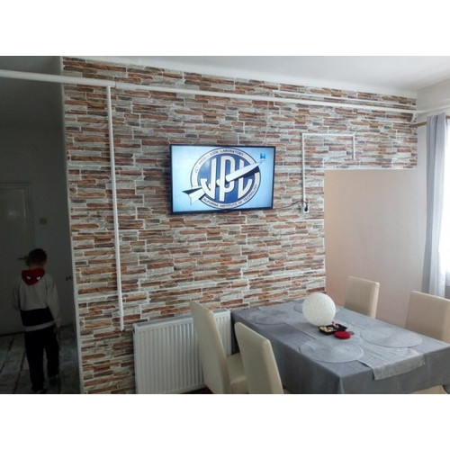 FLEXWALL PVC falpanel Gibraltar szeletelt kő 98x50 cm, beltéri burkolat FLEXWALL PVC falpanel Gibraltar szeletelt kő 98x50 cm, beltéri burkolat