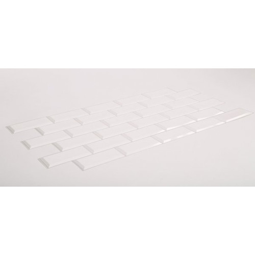 20 db FLEXWALL PVC falburkolat Grey Seam fehér 96x48 cm falpanel csomagajánlat