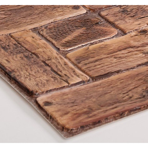 FLEXWALL PVC falburkolat Old Wood öreg fa barna 96x48 cm